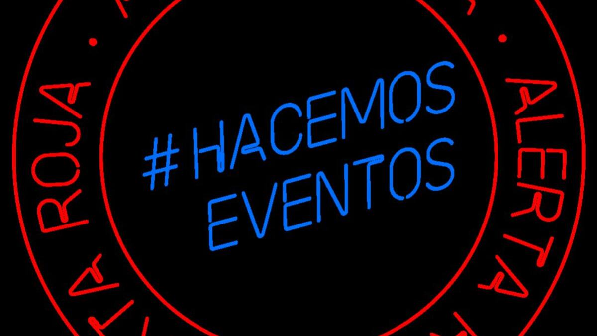 El movimiento Alerta Roja formado por trabajadores del espectáculo y eventos protesta en Palma