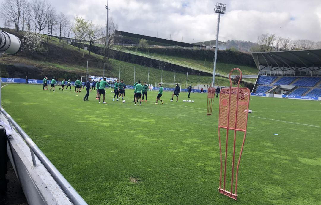 La Real empieza un entrenamiento en Zubieta