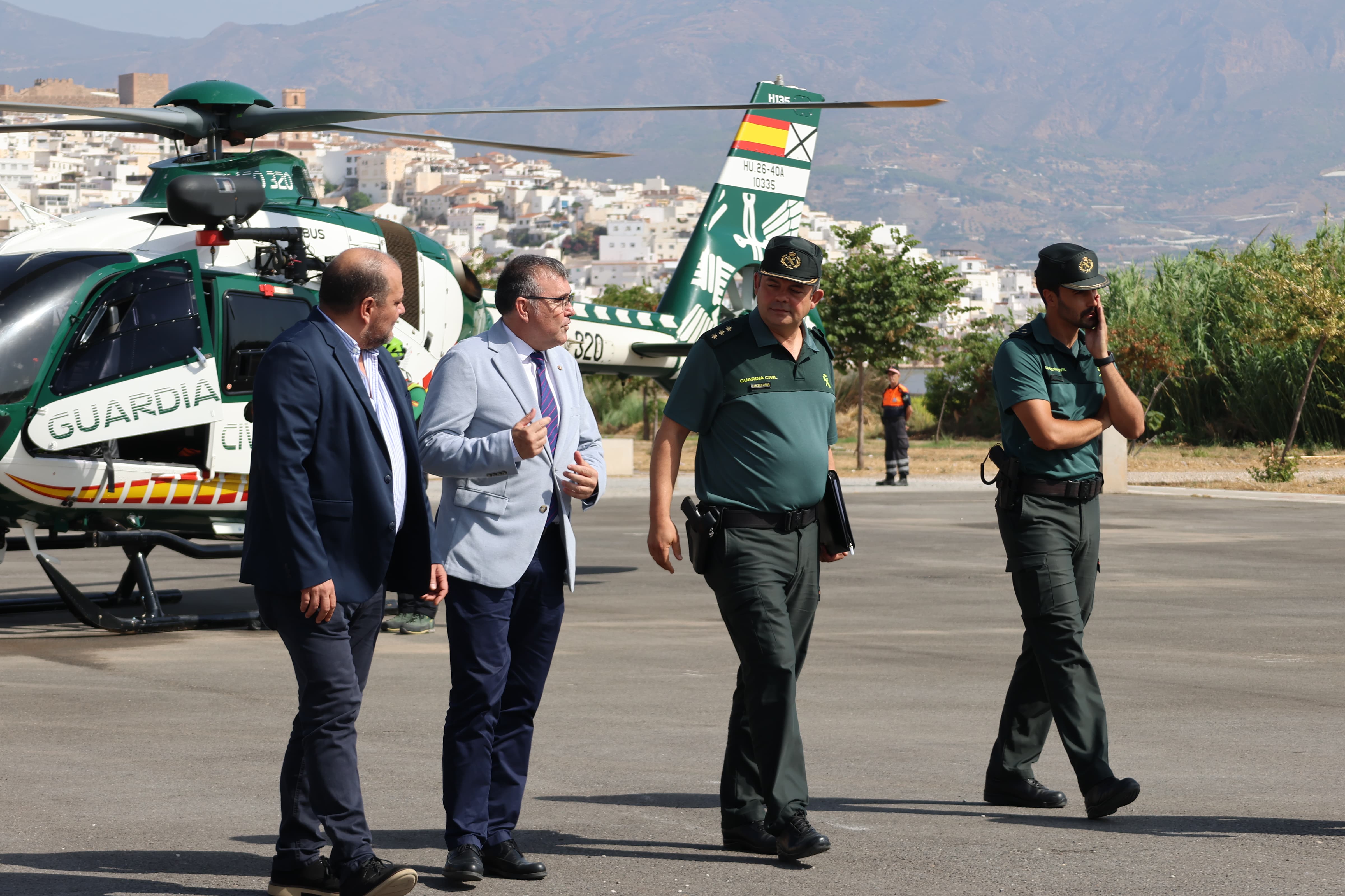 El subdelegado del Gobierno en Granada, Jose Antonio Montilla, durante la presentación de la Operación Verano 2025 en Salobreña (Granada)