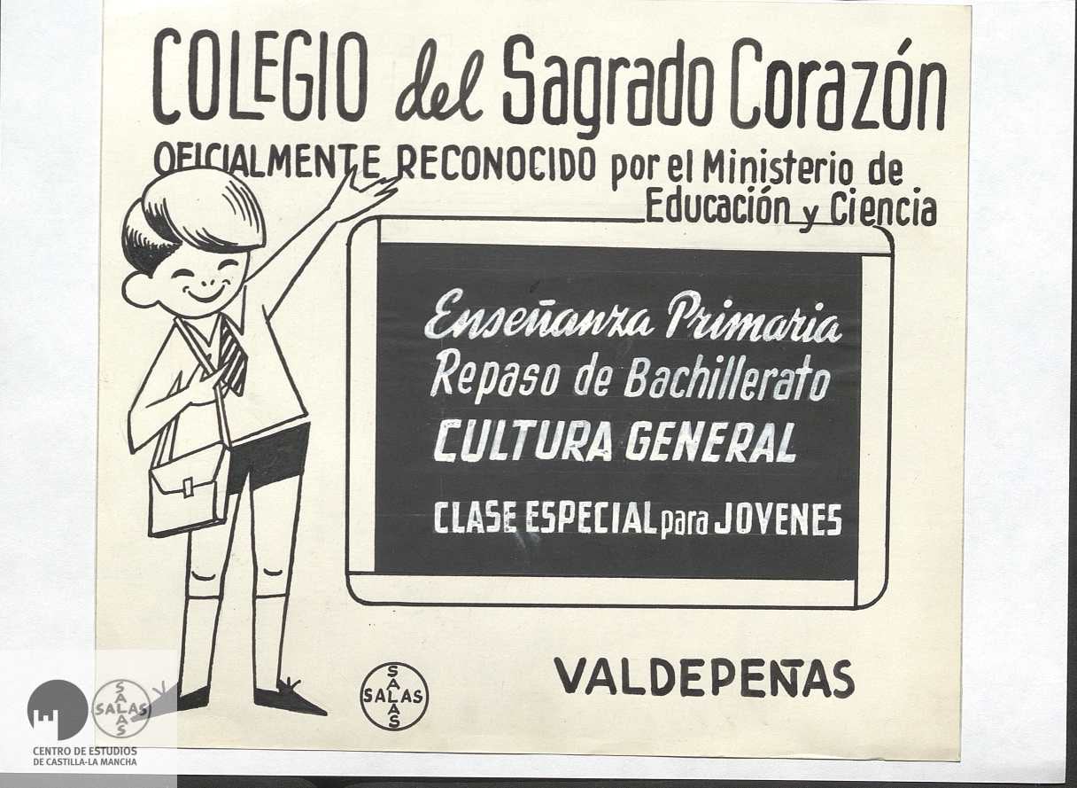 Anuncio de Publicidad Salas del Colegio Sagrado Corazón de Valdepeñas