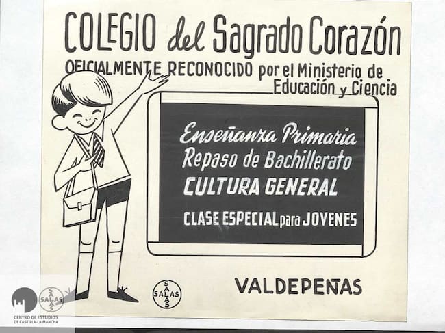 Anuncio de Publicidad Salas del Colegio Sagrado Corazón de Valdepeñas