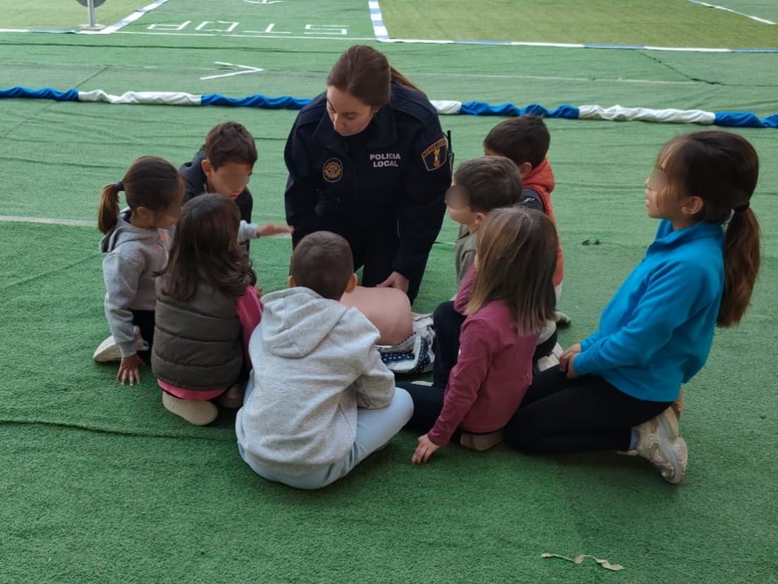 Educación vial en la Plaza
