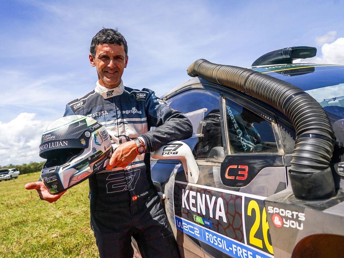 Rogelio Peñate no pudo acabar el Safari Rally: “Ha sido una lástima, ya que estábamos luchando por el podio de la WRC2 y la victoria en la WRC2 Challenger"