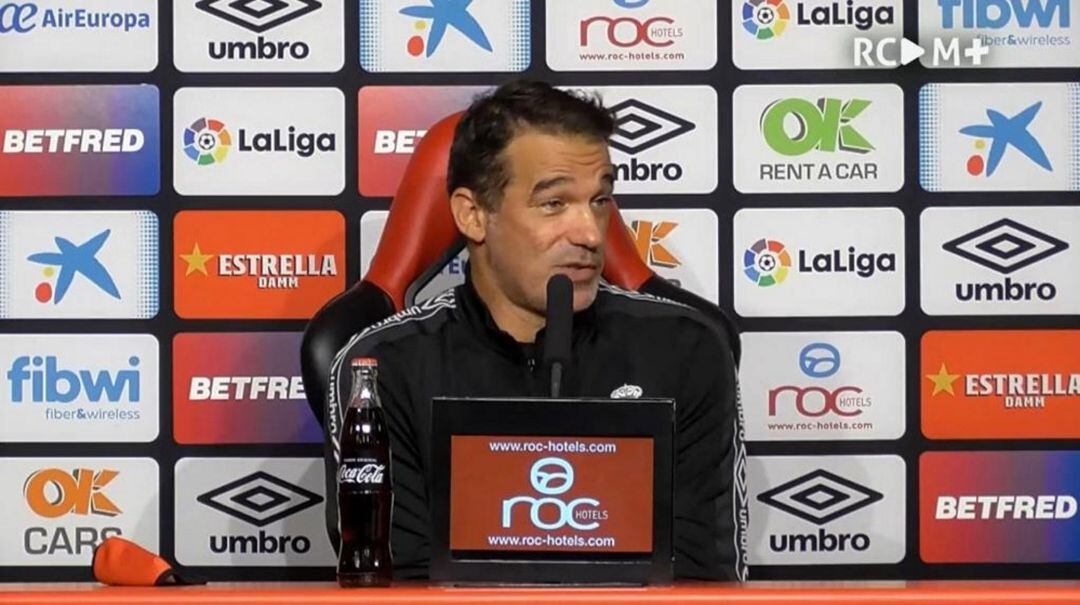 Luis García Plaza, entrenador del RCD Mallorca.