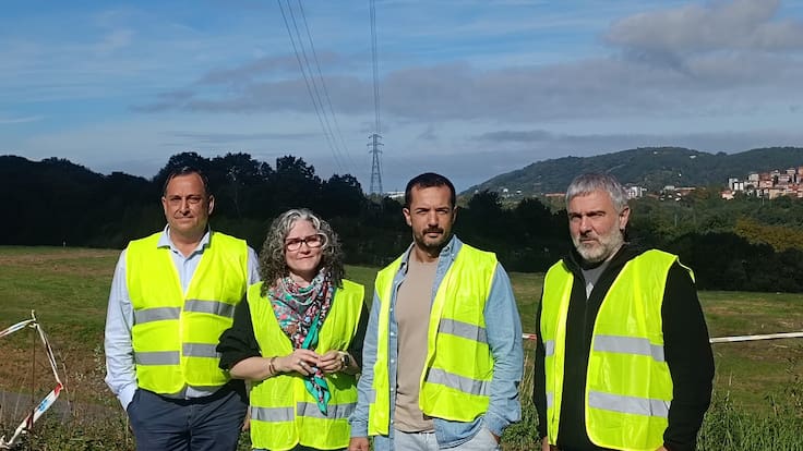 El presidente de la Mancomunidad de San Marcos, Eñaut Gracia, anuncia la fase final del cierre definitivo del vertedero de San Marcos