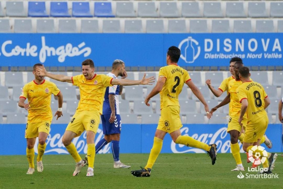 Gumbau ha empatat el partit poc abans del descans.