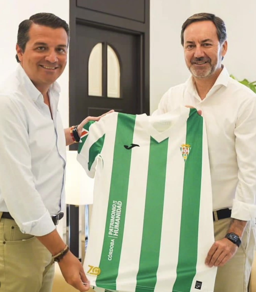 Córdoba Patrimonio de la Humanidad en la camiseta del Córdoba CF.