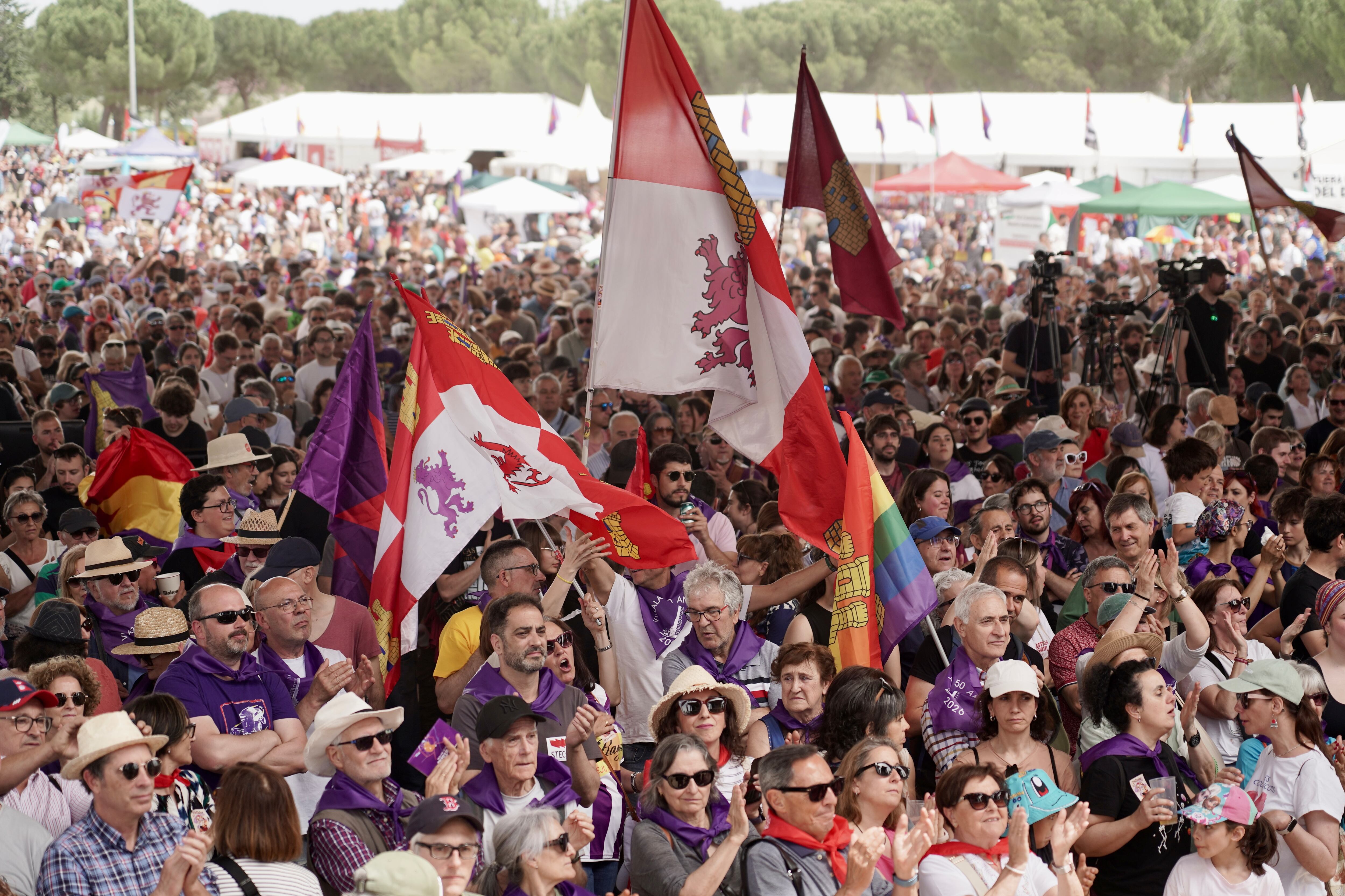 Celebración del Día de Castilla y León en Villalar de los Comuneros (Valladolid)