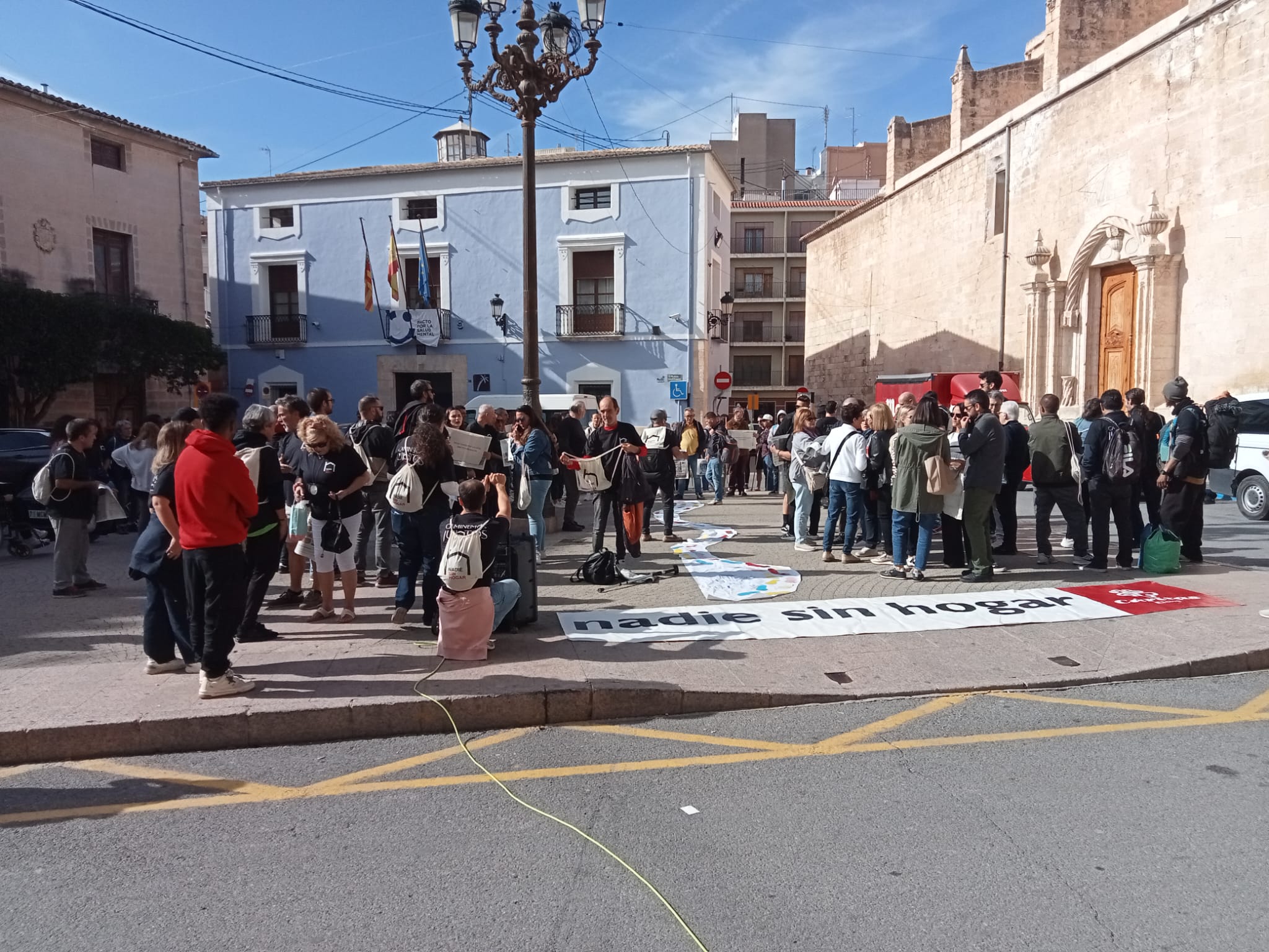 Momento de la campaña en Villena