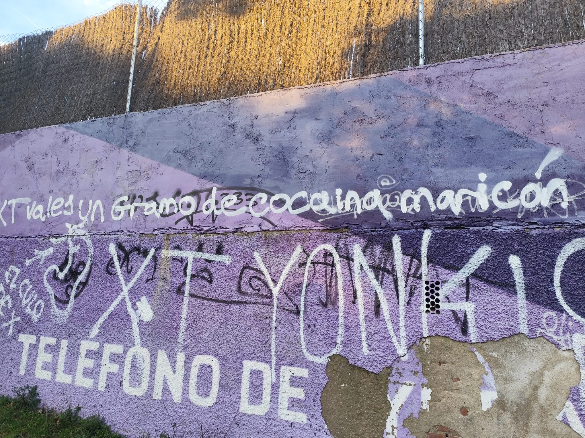 Mural en el parque San Roque en Torrelodones