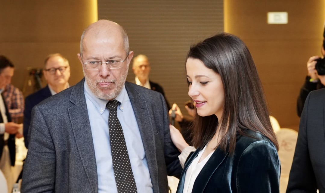 Inés Arrimadas y Francisco Igea en Valladolid