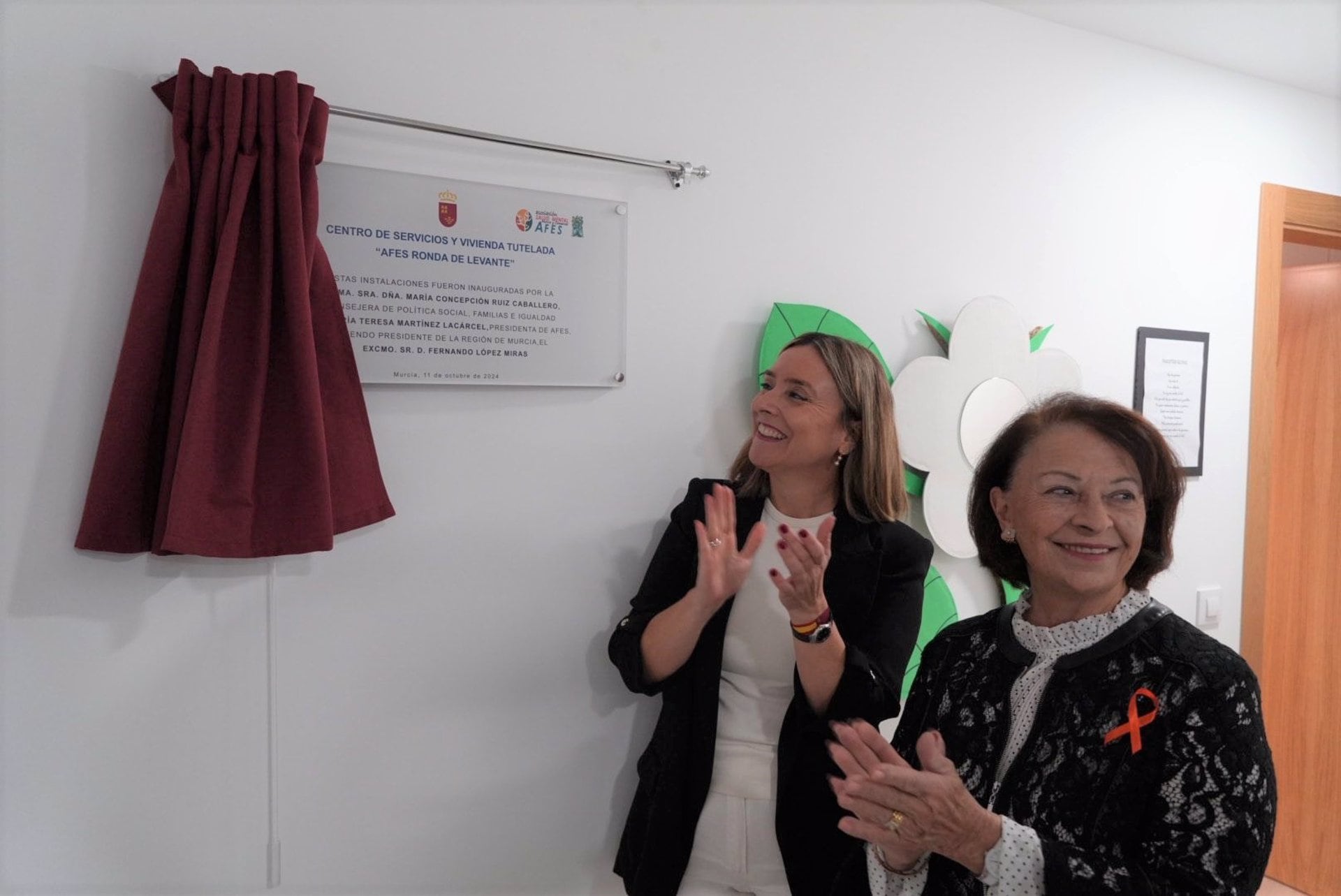 11/10/2024 La consejera de Política Social, Familias e Igualdad, Conchita Ruiz, durante la inauguración de la nueva vivienda tutelada para personas con problemas de salud mental
ESPAÑA EUROPA MURCIA SOCIEDAD
GOBIERNO REGIONAL
