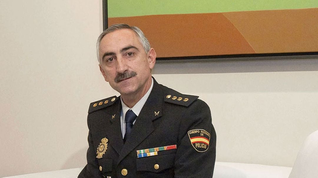 El jefe superior de Policía Nacional de Navarra, Daniel Rodríguez López