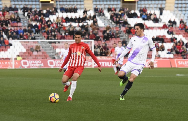 Hicham en el Almería-Numancia.