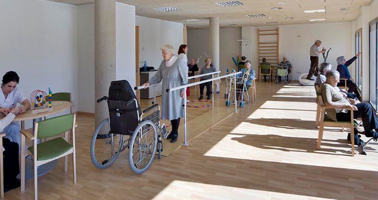 Imatge de l'interior de la residència multada.