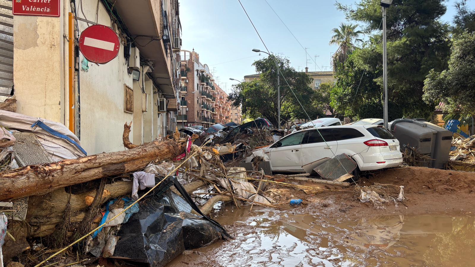 La localidad de Paiporta tras los efectos de la dana - Octubre 2024