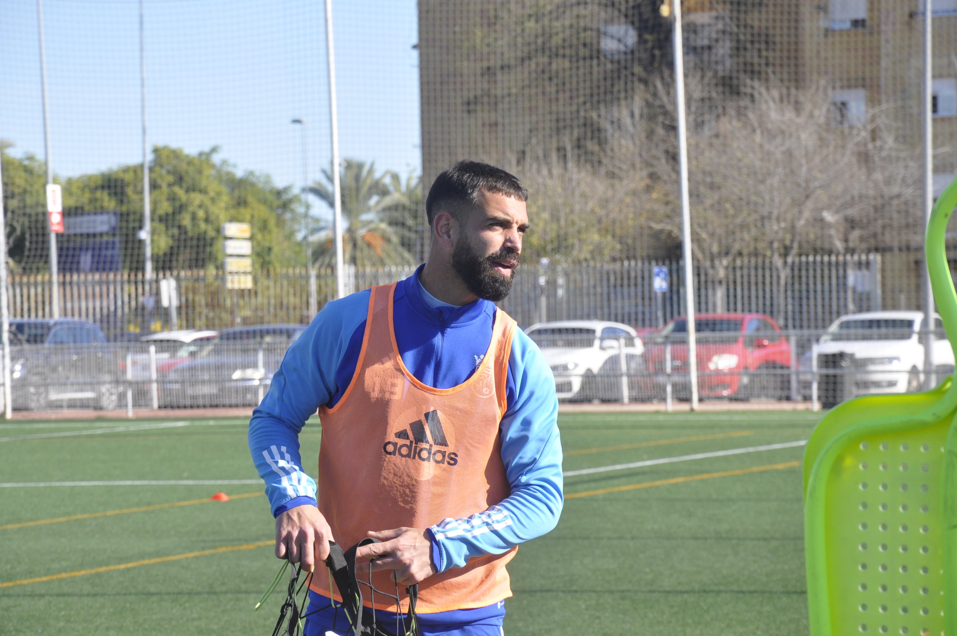 Juan Delgado, delantero del Xerez CD