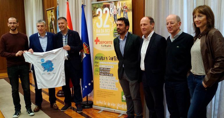Presentación del 32 Día da Bici, que se celebra este domingo, esta mañana
