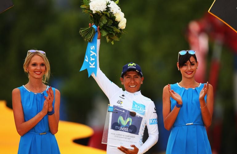 Nairo Quintana, ganador del Maillot blanco