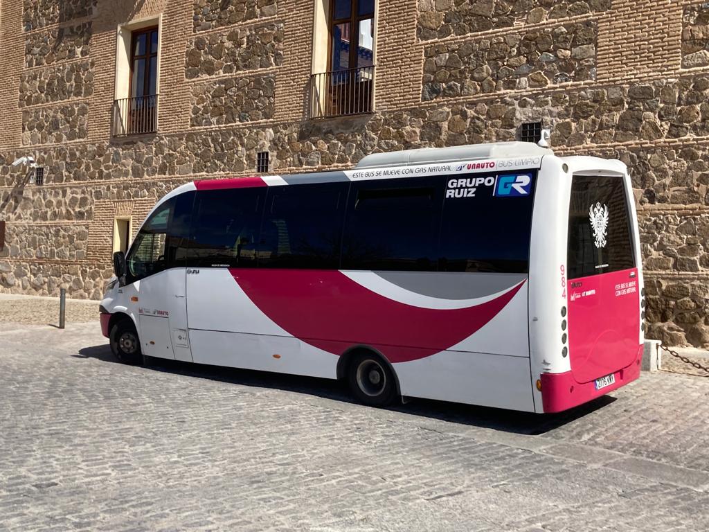 Imagen de archivo de uno de los autobuses urbanos de Toledo