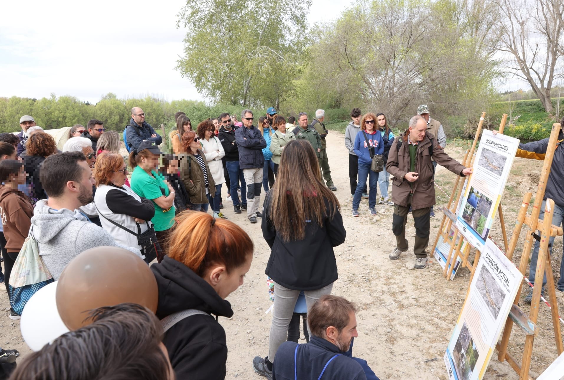 La plantación popular ha servido de presentación del proyecto Getafe Río