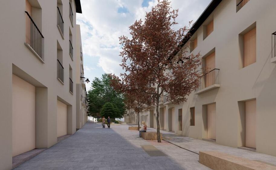 Així quedarà el carrer Sant Antoni després de les obres