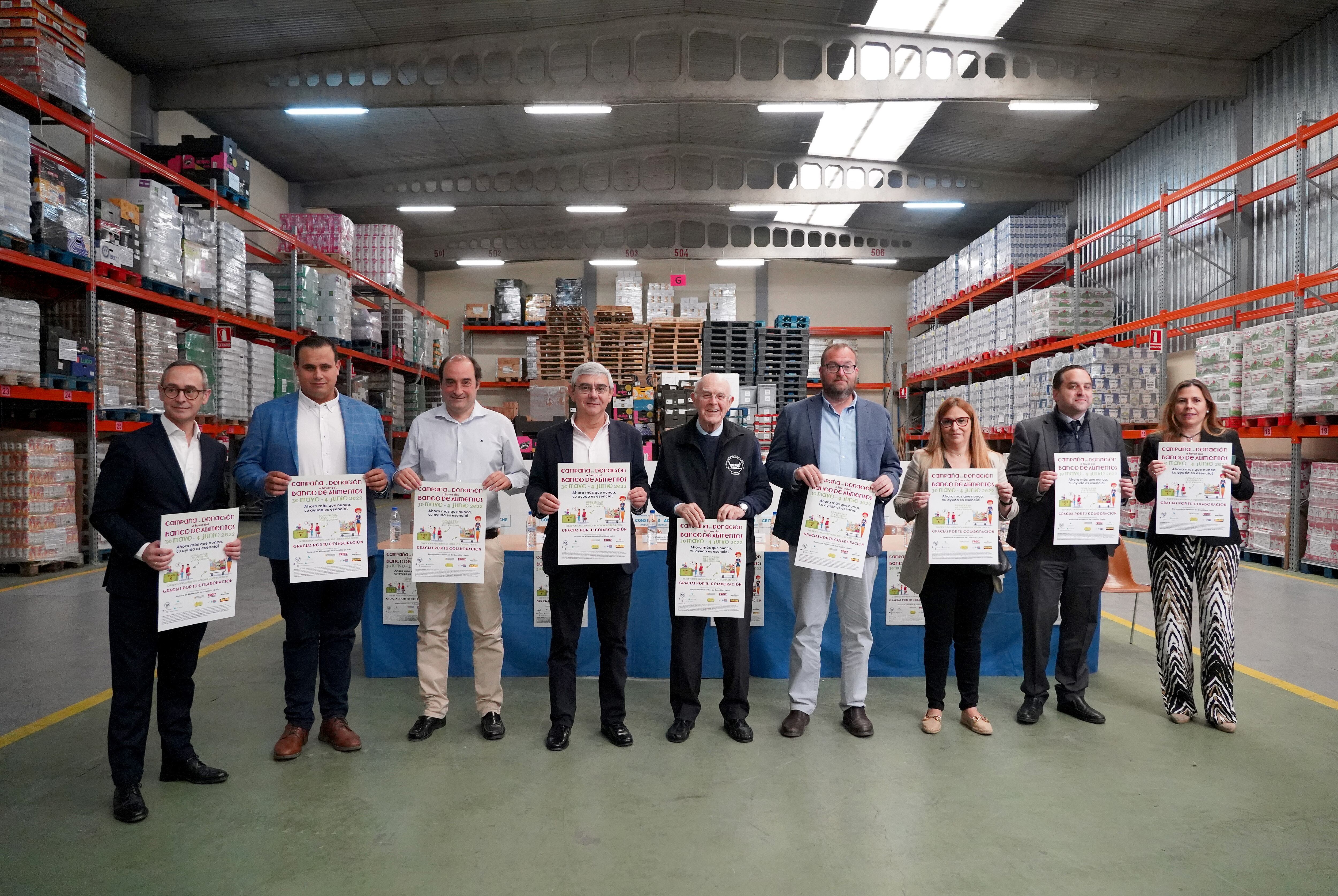 La Federación de Bancos de Alimentos de Castilla y León, en colaboración con la Asociación de Supermercados de Castilla y León (Asucyl), presenta la VII Recogida primavera-verano