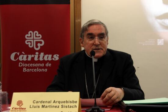 El Cardenal Arquebisbe de Barcelona, Lluís Martínez Sistach