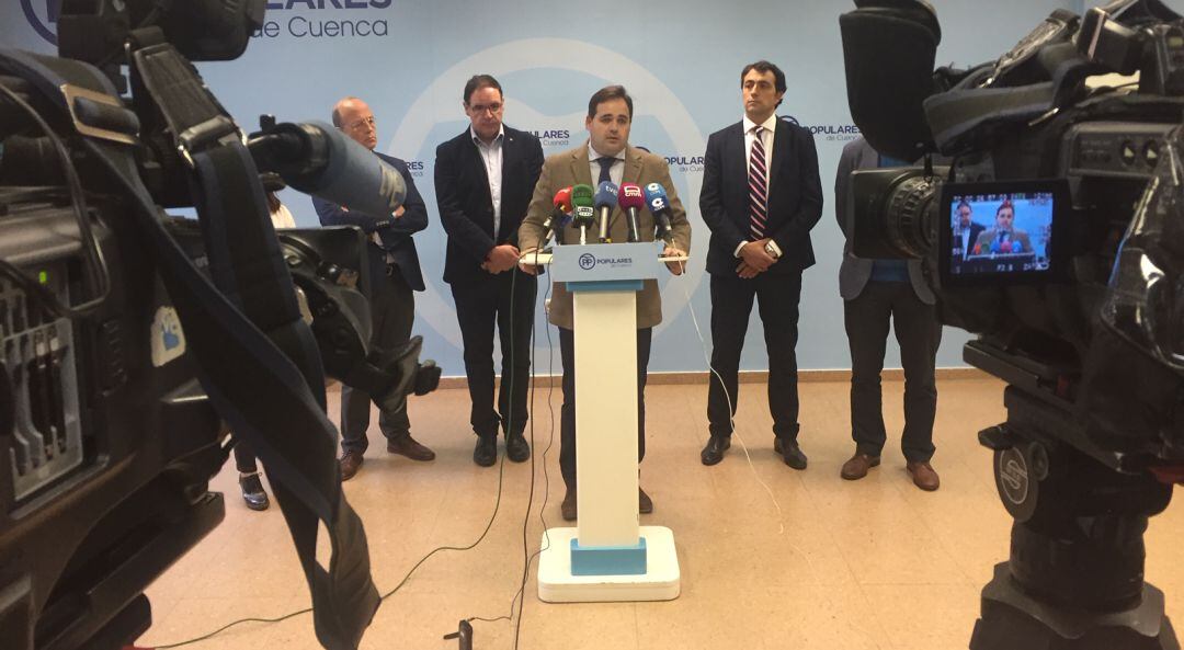 Paco Núñez durante su intervención este viernes en Cuenca