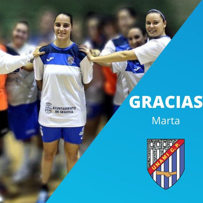 El Unami se ha despedido de Marta Escribano