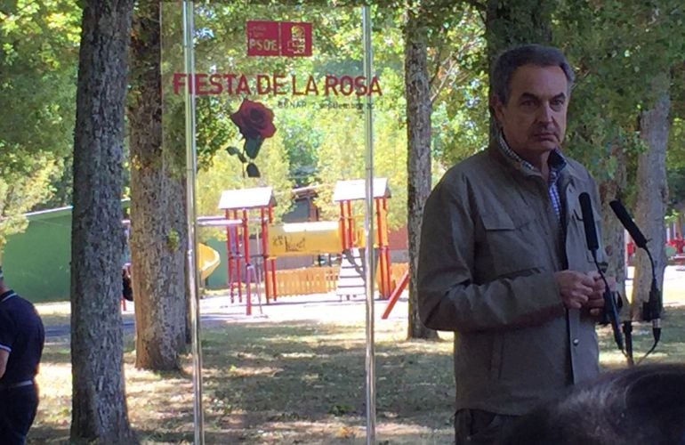 El expresidente del Gobierno José Luis Rodríguez Zapatero