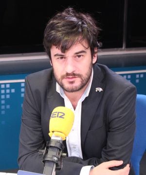 Manuel Jabois en los estudios de la Ser