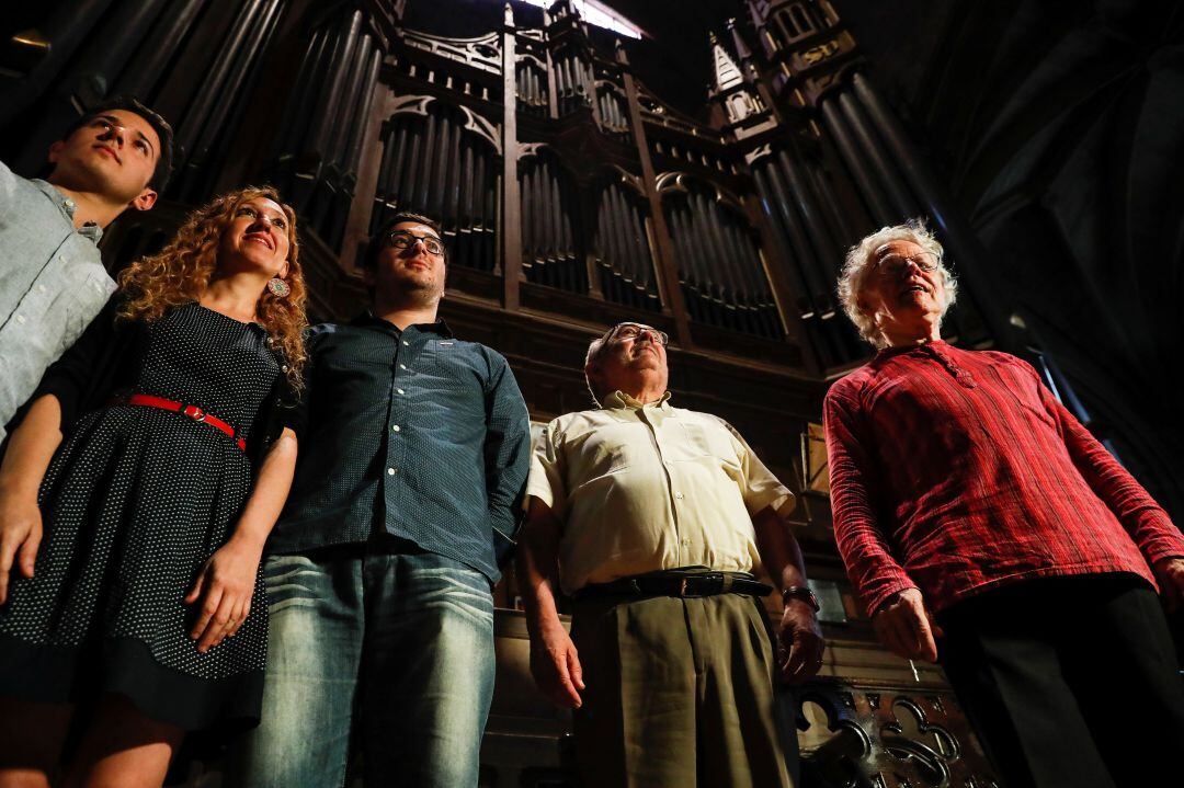 Los responsables del tradicional Ciclo de Órgano de la Quincena Musical de San Sebastián  