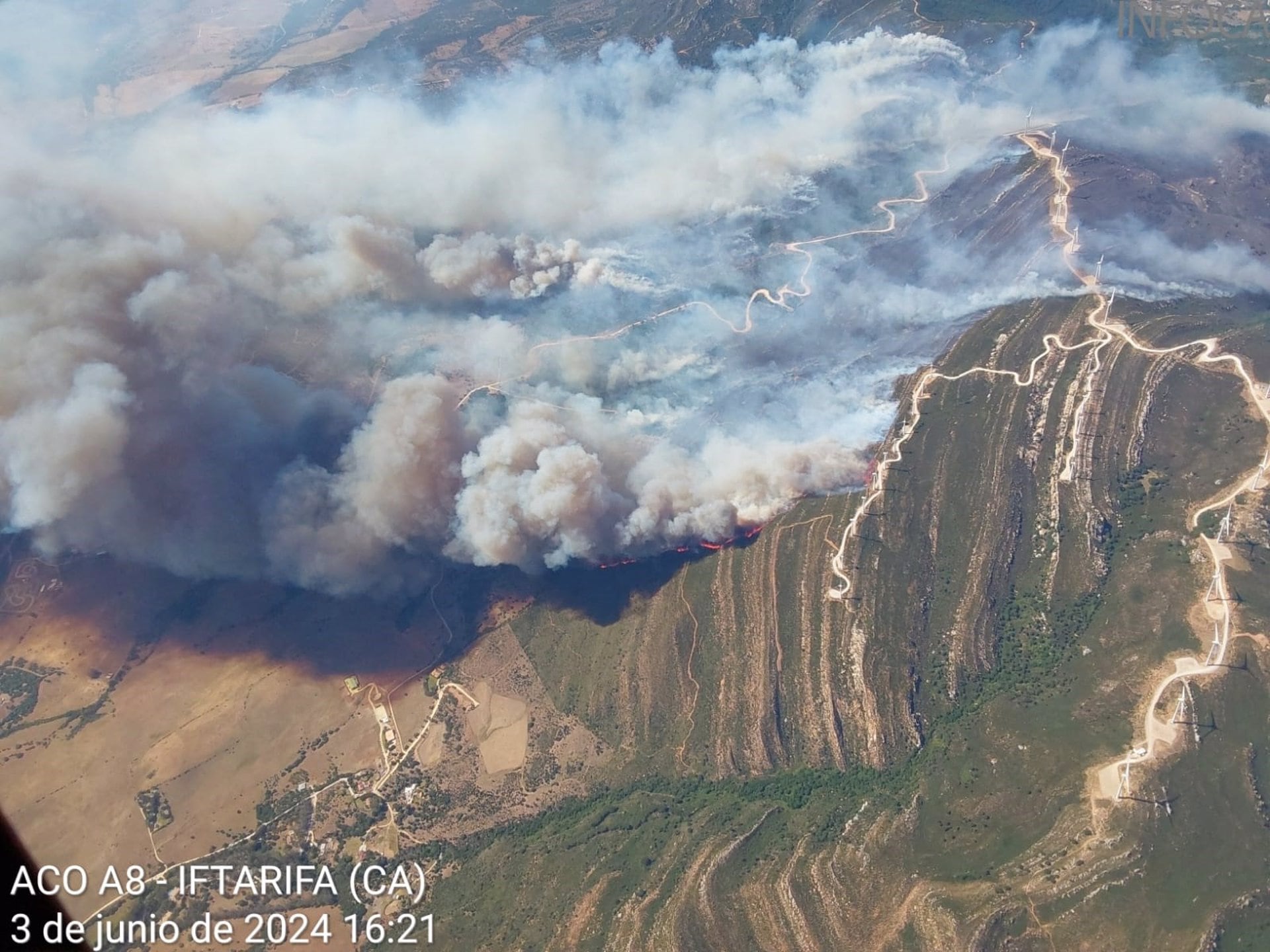 Incendio forestal de Tarifa