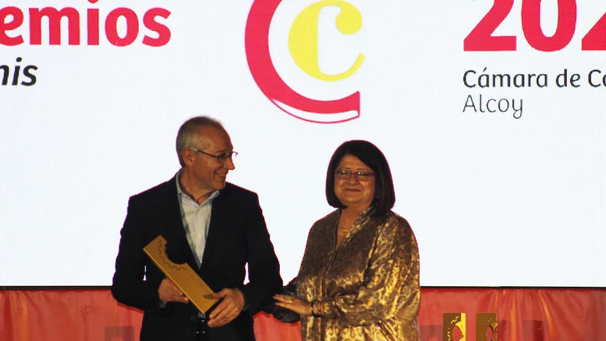 Jorge Vaquer, Cándido Miró, Restaurant Sant Francesc 52, Librería Llorens y Jover Valls, premios Cámara de Comercio de Alcoy 2025