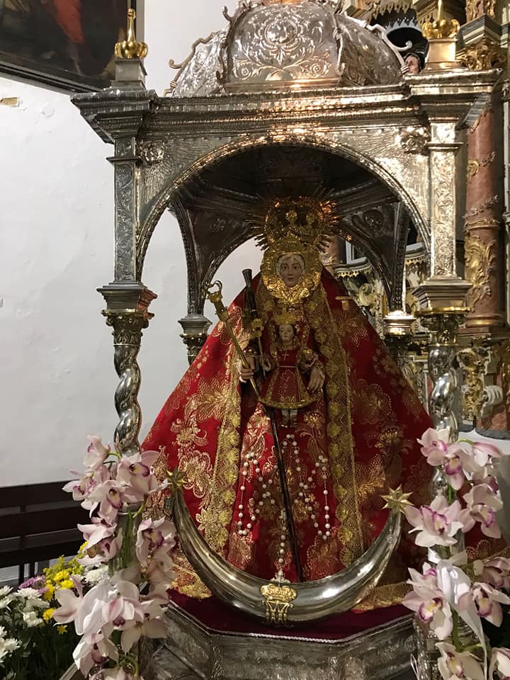 Virgen de los Santos . Foto Consejo de Hermandades de Alcalá de los Gazules.