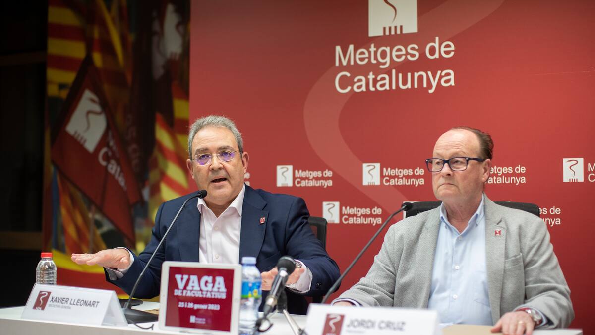 Metges de Catalunya convoca vaga de facultatius el 25 i 26 de gener