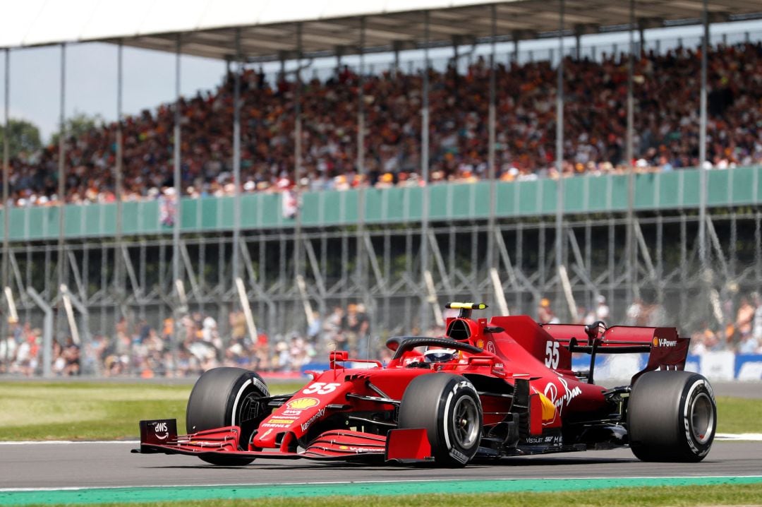 Carlos Sainz en Silverstone