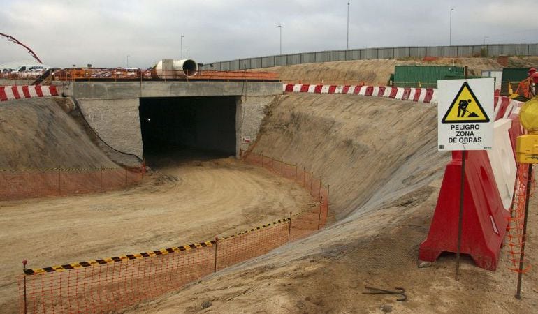 Obras paralizadas del tren Móstoles-Navalcarnero