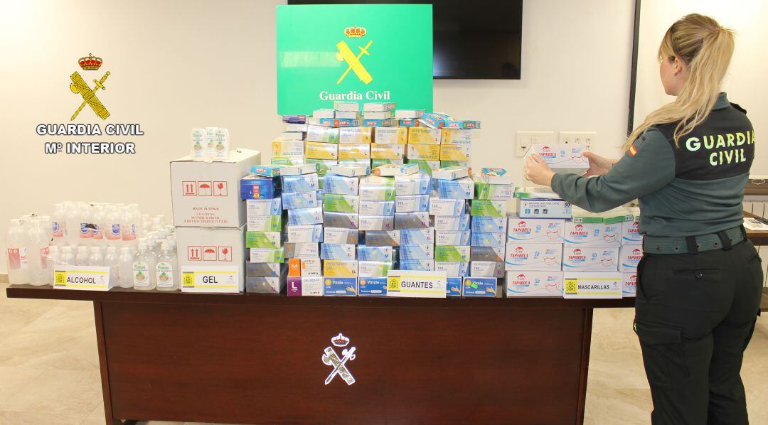 Donación material sanitario