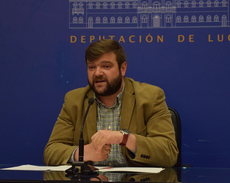 Álvaro Santos, portavoz del PSOE en la Diputación de Lugo