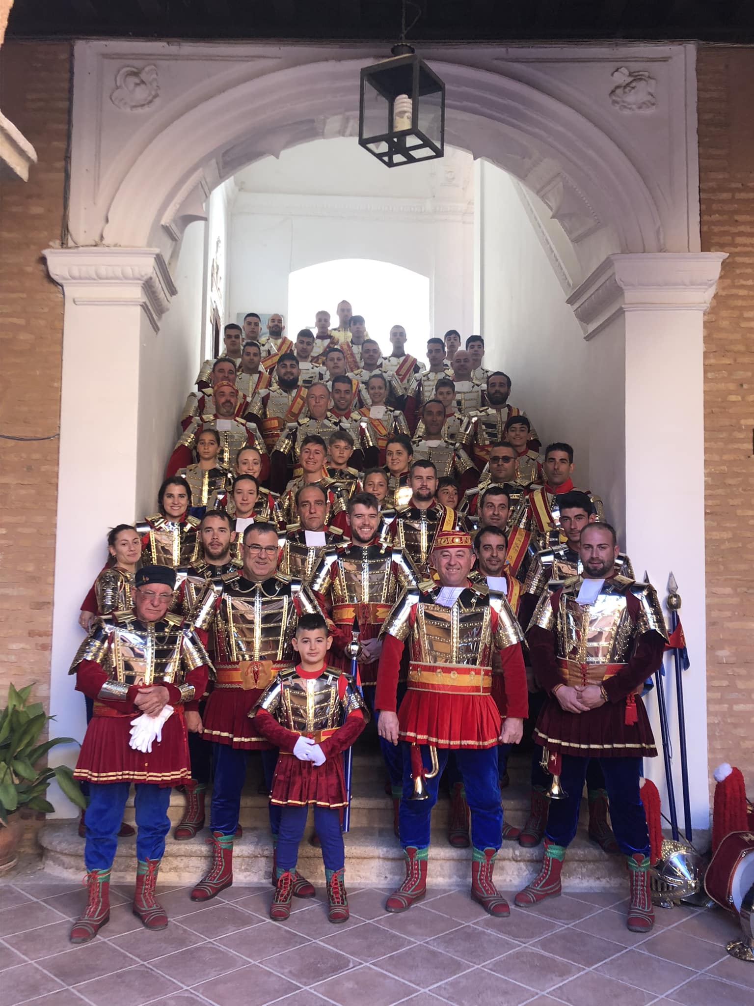 Imagen de un grupo de Armaos de la compañía romana de Almagro