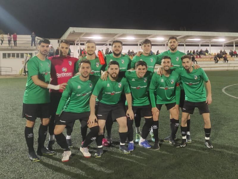 El Martos Unión C.F., en uno de los partidos de esta temporada en el Grupo I de la Segunda Andaluza Provincial