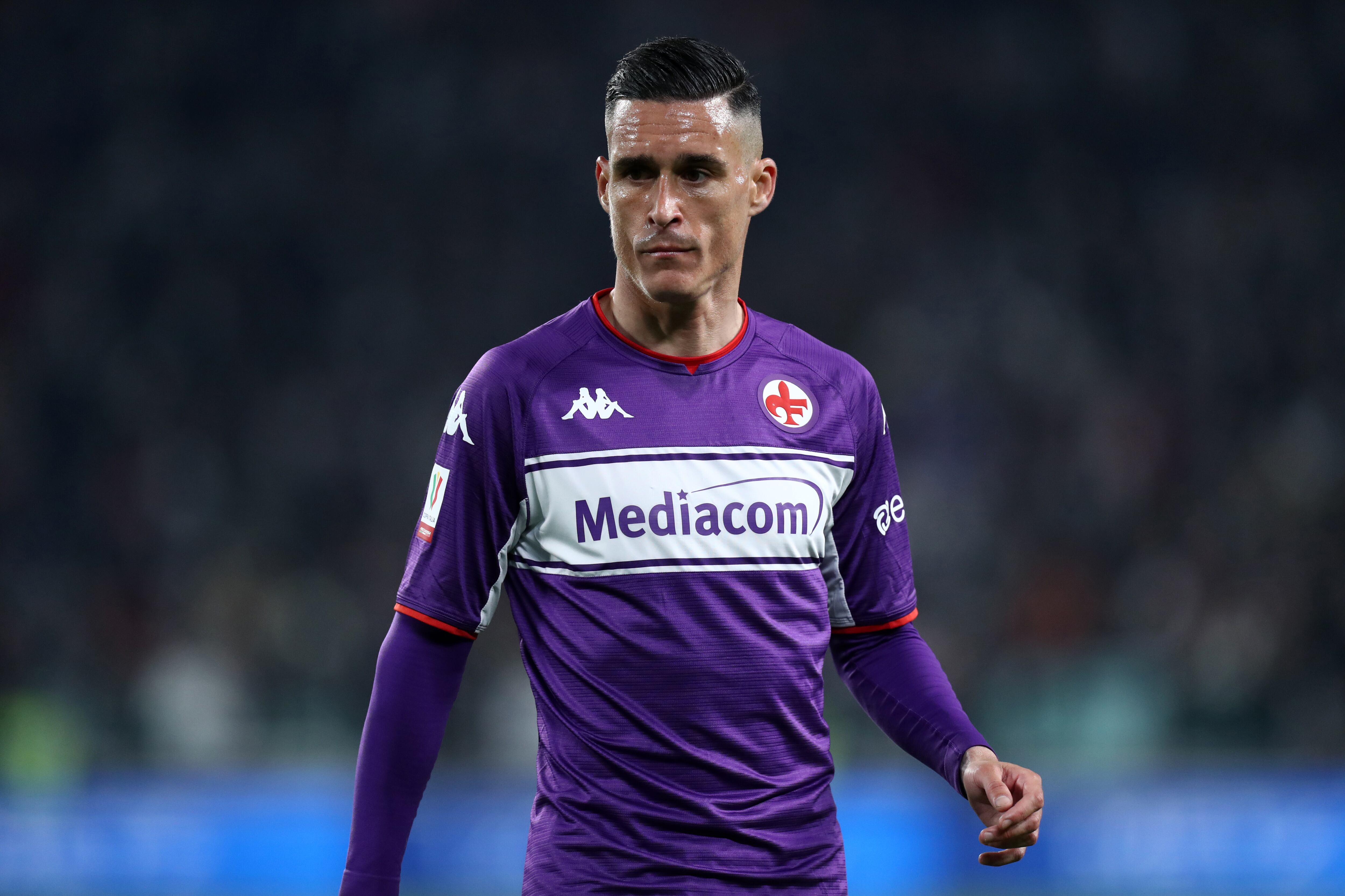 José Callejón con la Fiorentina