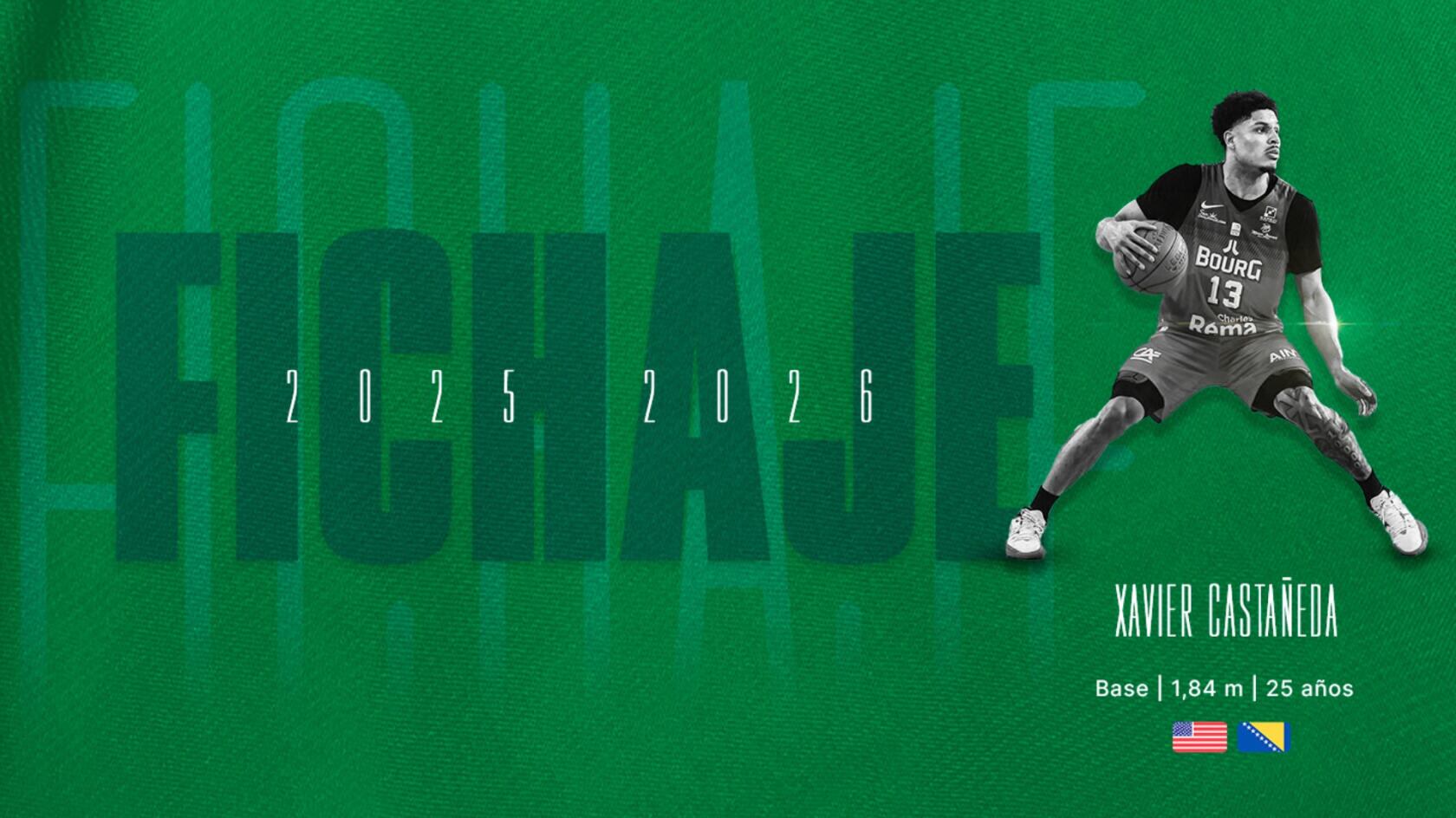 El Unicaja anunció el fichaje de Castañeda