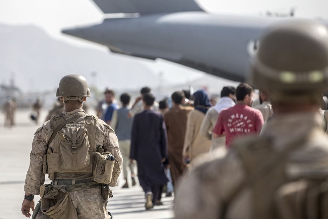 Imagen del aeropuerto de Kabul. 