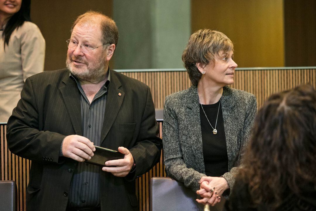 Jordi Font i Susanna Vela en una imatge al Consell General.