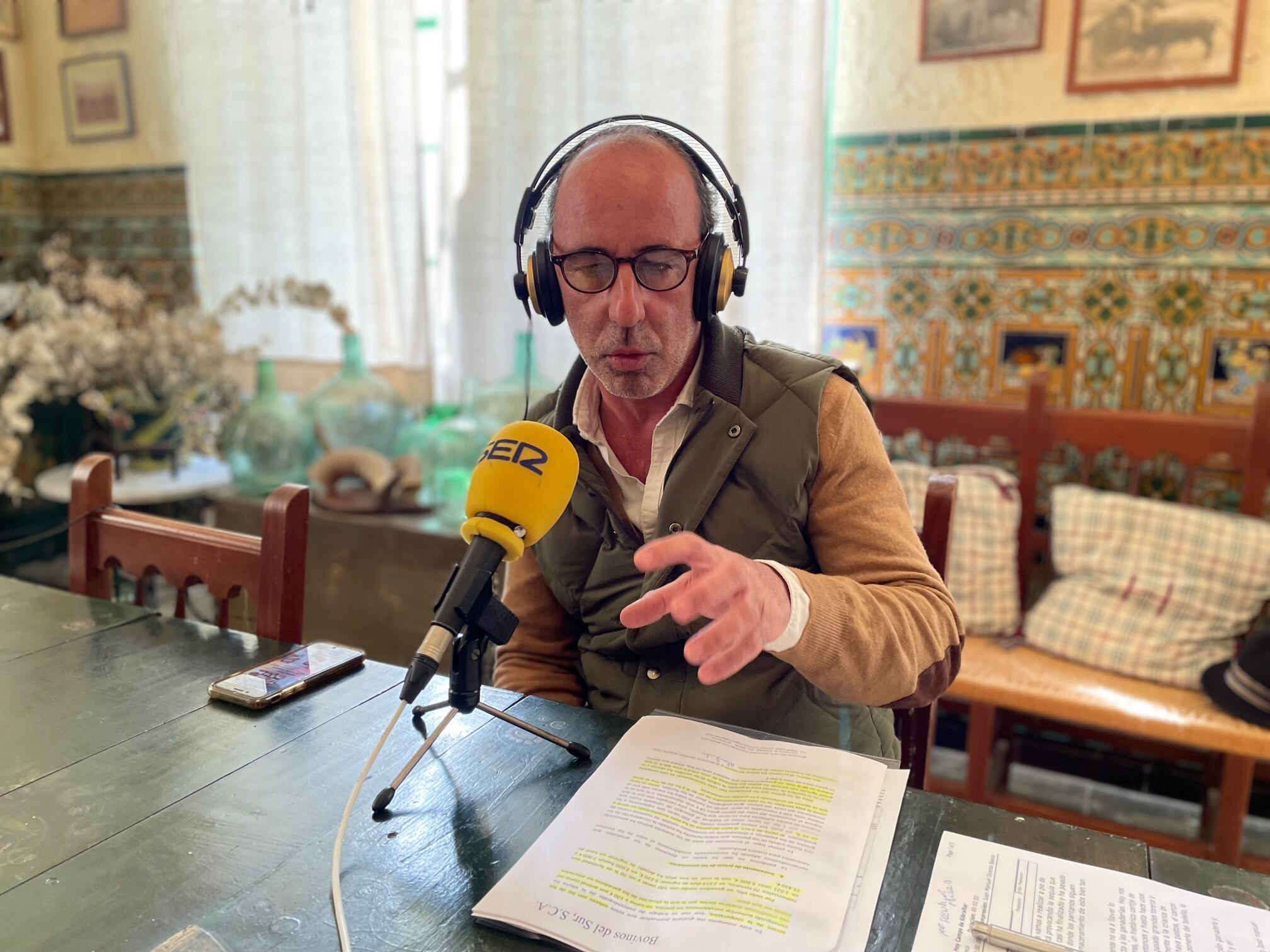 Francisco Fernández, ganadero y presidente de la Federación Andaluza de Agrupaciones de Densa Sanitaria Ganaderas