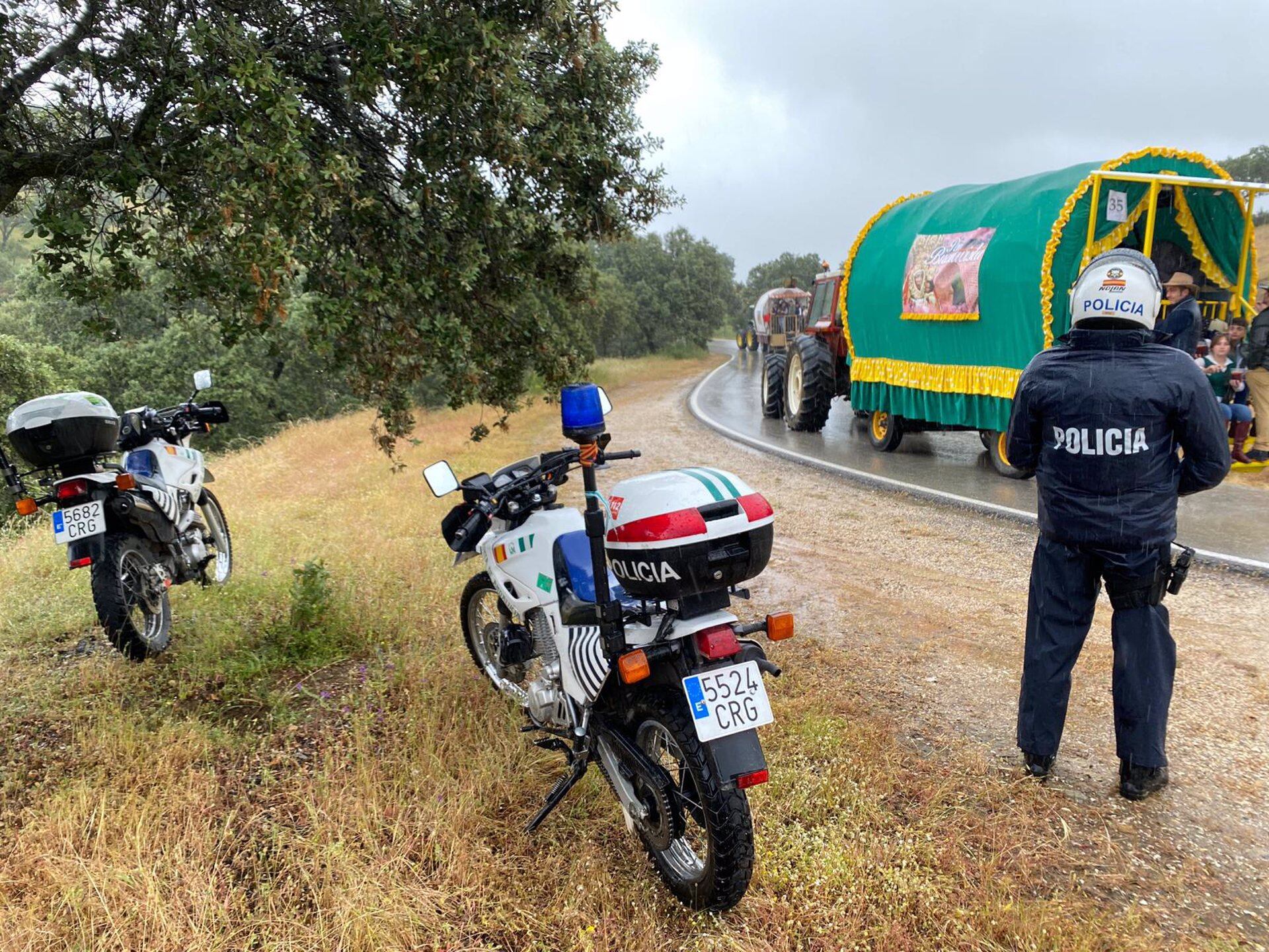 Dispositivo de seguridad del Plan del Cerro de Jaén