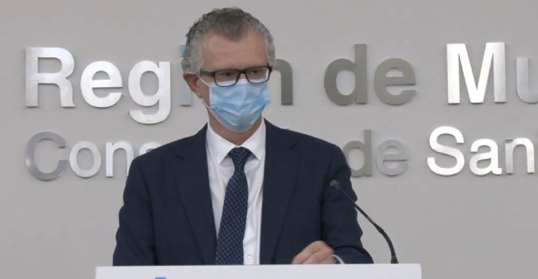 El consejero de Salud, Juan José Pedreño